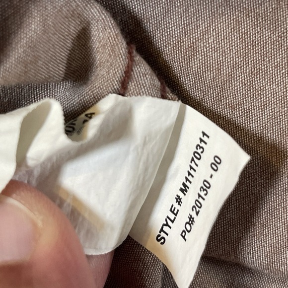 PrAna Broderick Hiking Shirt Large Organic Cotton Outdoors Casual Mens - Picture 12 of 13